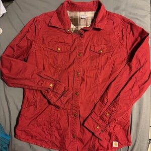 Carhartt Women's Utility Jacket in Rich Red